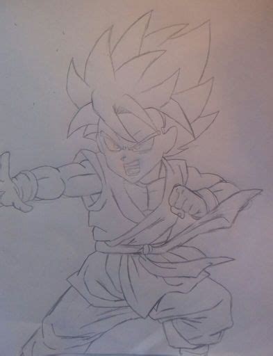 DIBUJO DE GOKU GT SSJ DRAGON BALL ESPAÑOL Amino