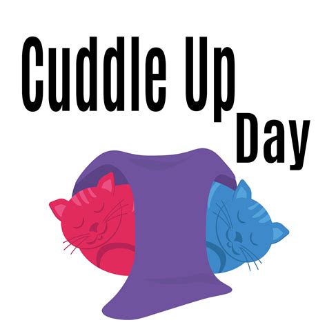 Cuddle Up Day Idea For Poster Banner Flyer Or Postcard 13087918