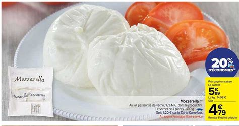 Promo Mozzarella Chez Carrefour Market Icatalogue Fr