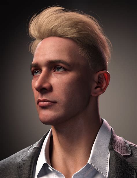 Fe Pompadour Hair For Genesis Daz D