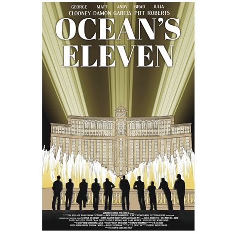 Ocean's 11 Movie Poster on Behance