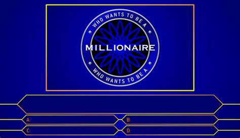 Who Wants To Be A Millionaire Blank Question Template