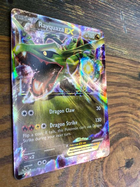 Mavin Rayquaza Ex Xy Black Star Promo Ultra Rare Holo Pokemon Card