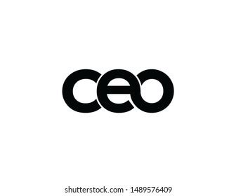 Ceo Original Monogram Logo Design Stock Illustration 1489576409 ...