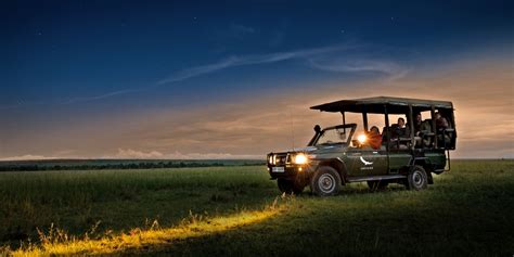 Night Safari Game Drives In Maasai Mara Game Reserve In Kenya