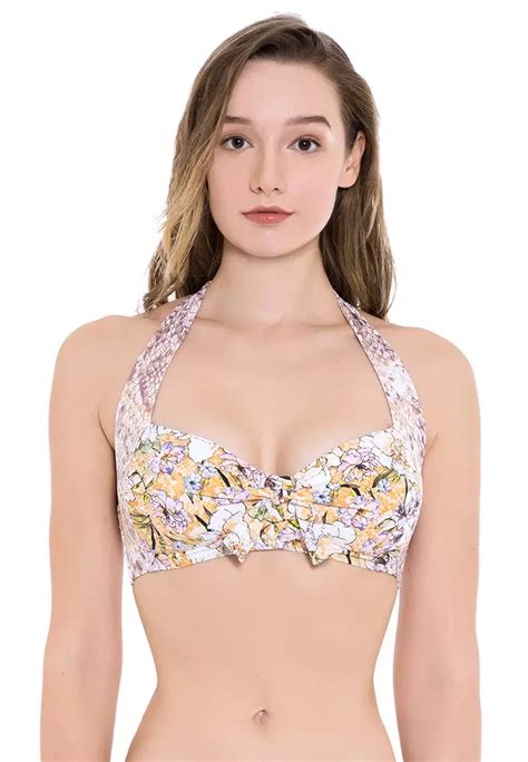 Buy Sunseeker Romantic Skins B D Cup Bikini Top Online Zalora