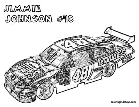 Nascar Printable Coloring Pages - TimothytuHuynh