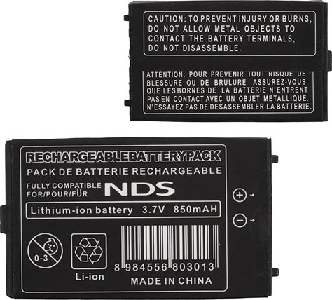 E Yiiviil Batterie De Rechange NTR 003 Compatible Avec Nintendo DS NDS