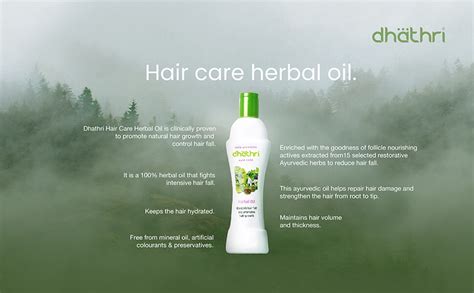 Buy Dhathri Hair Care Herbal Oil Ayurvedic Oil For Hair Growth 100