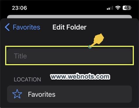 How To Create Favorites Folders In Iphone Safari Webnots