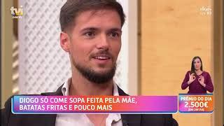 Diogo Trancoso do Big Brother vive limitações alime Doovi