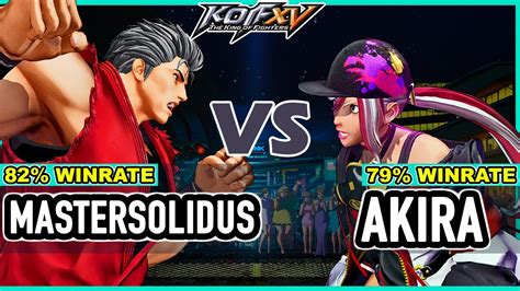 KOF XV Mastersolidus Gato Ryo Dolores Vs Akira Benimaru Isla Iori