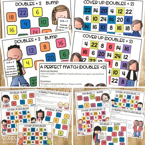 Math Games For Doubles Doubles 1 And Doubles 2