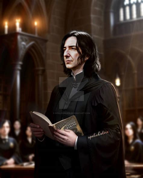 Professor Snape in Classroom by OpalChalice on DeviantArt