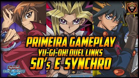 PRIMEIRA GAMEPLAY OFICIAL 5D s E INVOCAÇÃO SYNCHRO Yu Gi Oh Duel