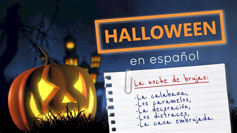 Especial Vocabulario De Halloween En Espa Ol Ejercicios Youtube