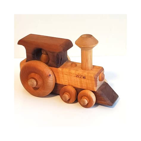 Vintage Wooden Locomotive Toy, Wood Train Toy, 6x3, in Great Condition ...