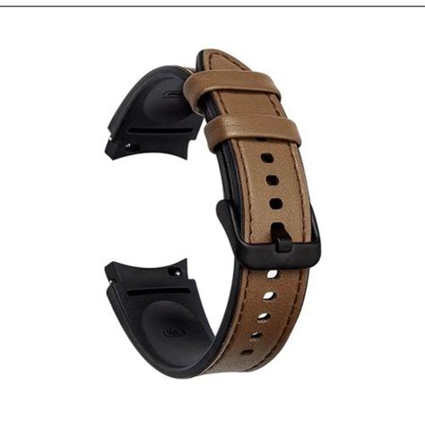 Bracelet De Rechange En Cuir Et Silicone Mm Pour Samsung Galaxy Watch