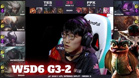 Fpx Vs Tes Game Week Day Lpl Spring Funplus Phoenix Vs