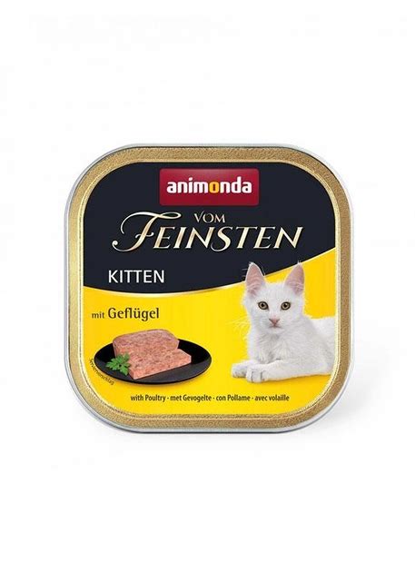Упаковка влажного корма Animonda Vom Feinsten для котят, с птицей, 100 ...