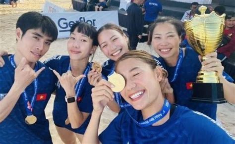 Le Vietnam D Fend Le Titre De Champion D Asie De Beach Handball