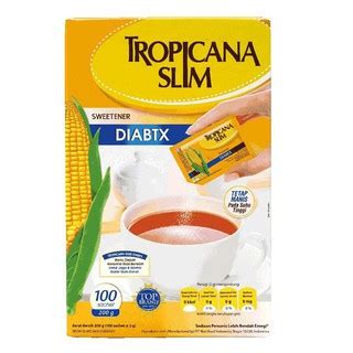 Tropicana Gula Slim Sweetener Diabtx Sch Shopee Indonesia