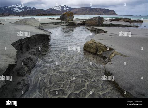 River Erosion Forming Pattern Stock Photo Alamy