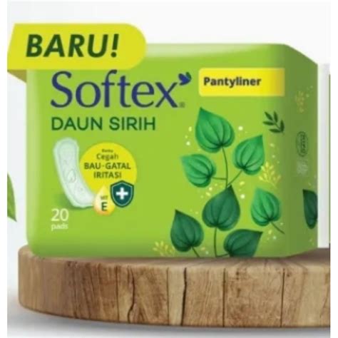 Jual 20 Pads Softex Pantyliner Daun Sirih Shopee Indonesia