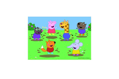 Peppa Pig et ses Amis 2 Puzzles de 48 Pièces Dino MesCadeaux