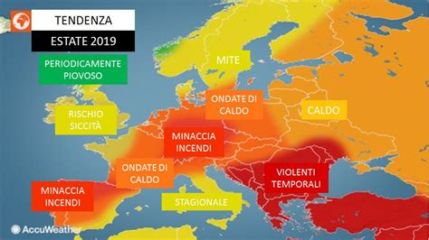 Meteo Estate 2019 Le Previsioni Stagionali Di AccuWeather Ondate Di