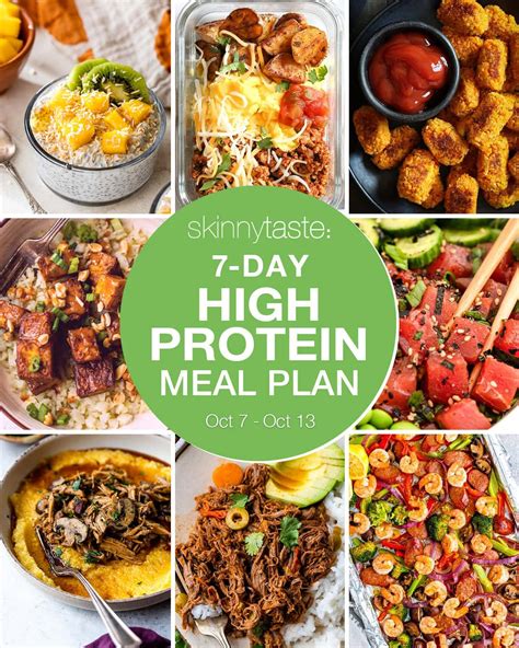 7 Day High Protein Diet Meal Plan Lowcalorie