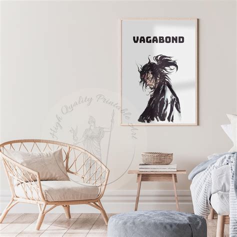 Miyamoto Musashi Vagabond Wall Art Set of 3 Prints, Japanese Print ...