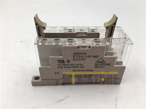 Pcs Brand New Original Omron Relay Socket P Sa Fnd P Sa F Nd Vdc