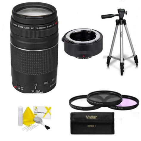 Canon Ef 75 300mm 150 600mm Lens For Eos 60d 7d Rebel T3 T3i T4i T5 T6