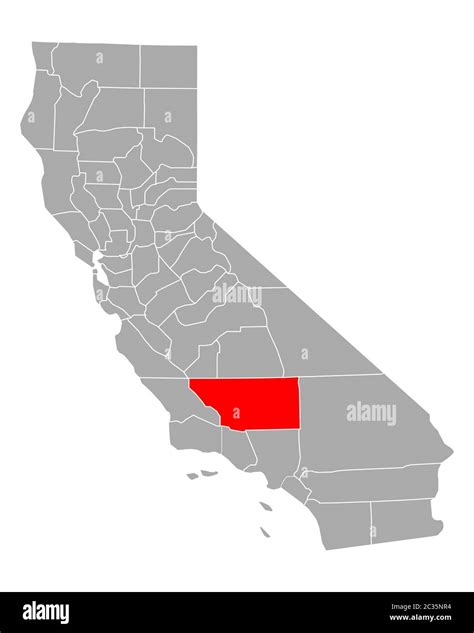 Kern county map hi-res stock photography and images - Alamy