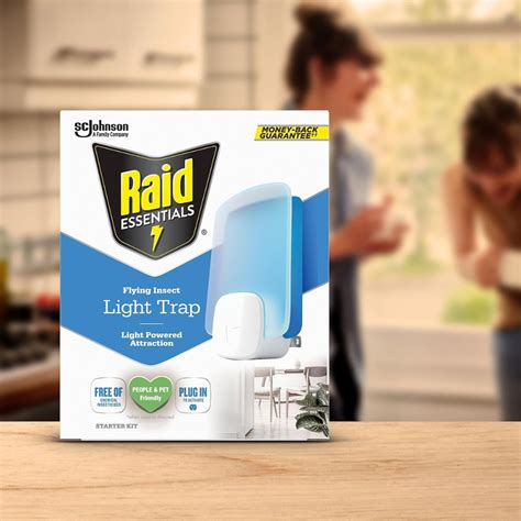 Raid Essentials Flying Insect Light Trap Starter Kit Zellora Goods Llc