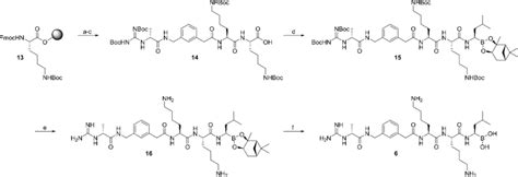 Scheme Synthesis Of Inhibitor A Standard Fmoc Spps On Ctc