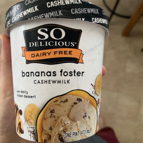 So Delicious Dairy Free Bananas Foster Cashewmilk Ice Cream Reviews