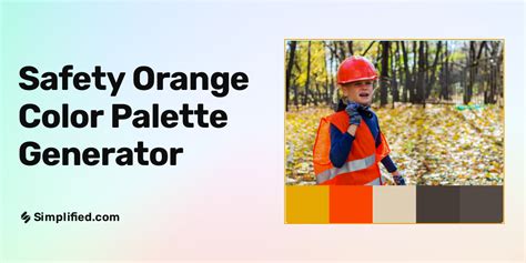 Safety Orange Color Palette: Design Tool for Projects