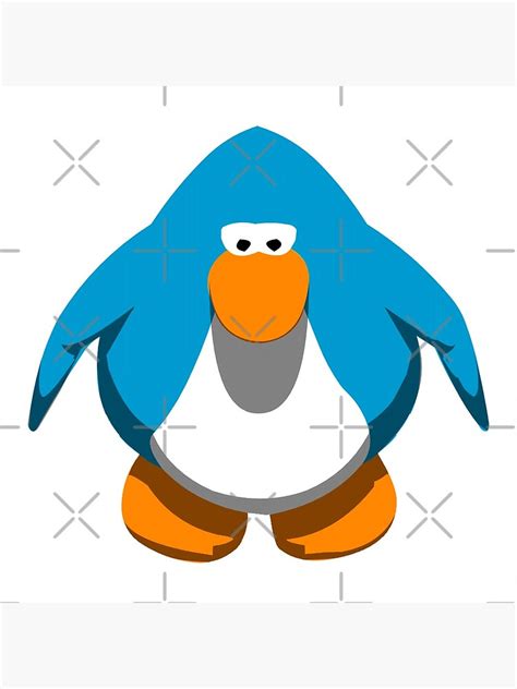 Club Penguin Meme Poster For Sale By Amemestore Redbubble