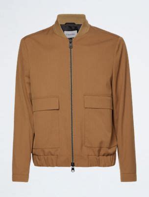 Travel Gabardine Flap Pocket Jacket Calvin Klein