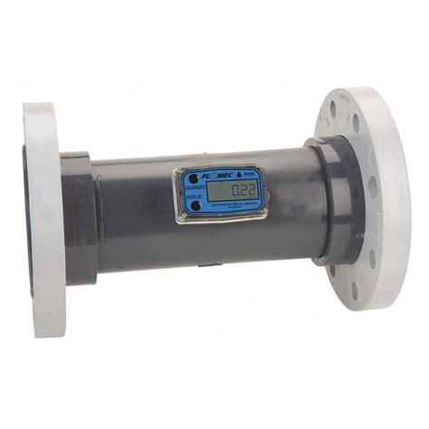 Flomec Flowmeter Turbine Pvc In Lb Flange Tm F Zoro