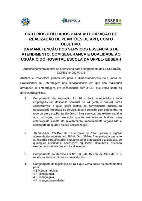 Pdf Crit Rios Utilizados Para Autoriza O De Divenf Heufpel Br