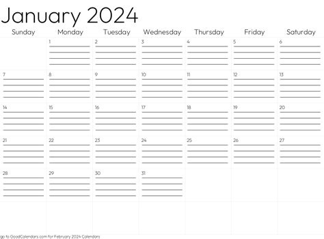 2024 January Calendar With Grid Lines Meaning Definition Calendar