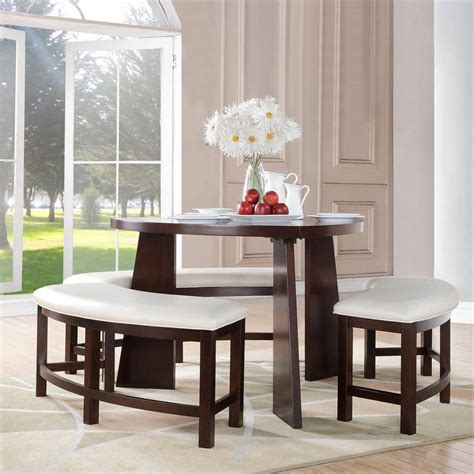 Home Decorators Collection Nassau 4 Piece Cherry Dining Set 405315 4pc The Home Depot