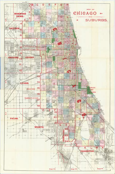 Chicago Area Map Suburbs