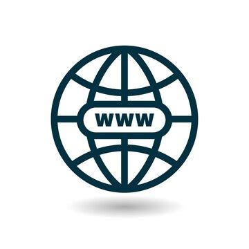 premium vector internet symbol  globe sign