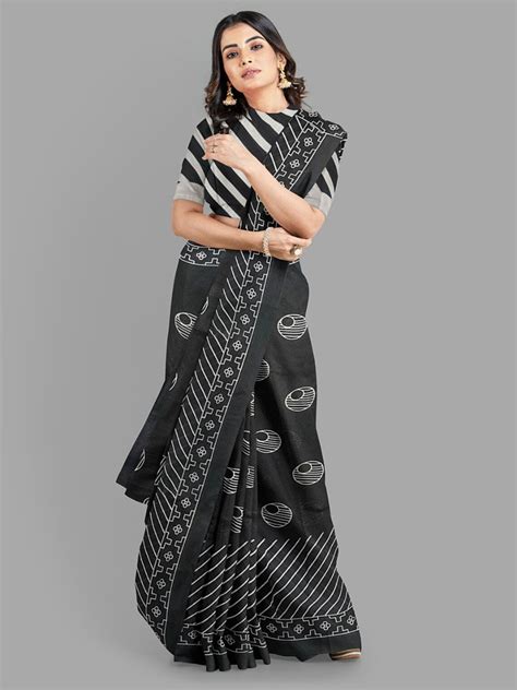 Beautifull Jaipur Cotton Saree For Women Cotton Sari Printed Etsy