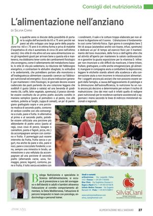 Articolo Sulla Rubrica Alimentazione