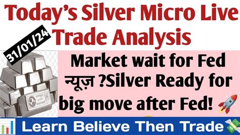 Silvermic Live Trade Analysisfedsilvercommoditysupport Resistance